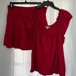 Women’s Shirt/Skirt Set by Sophie Max Size XL